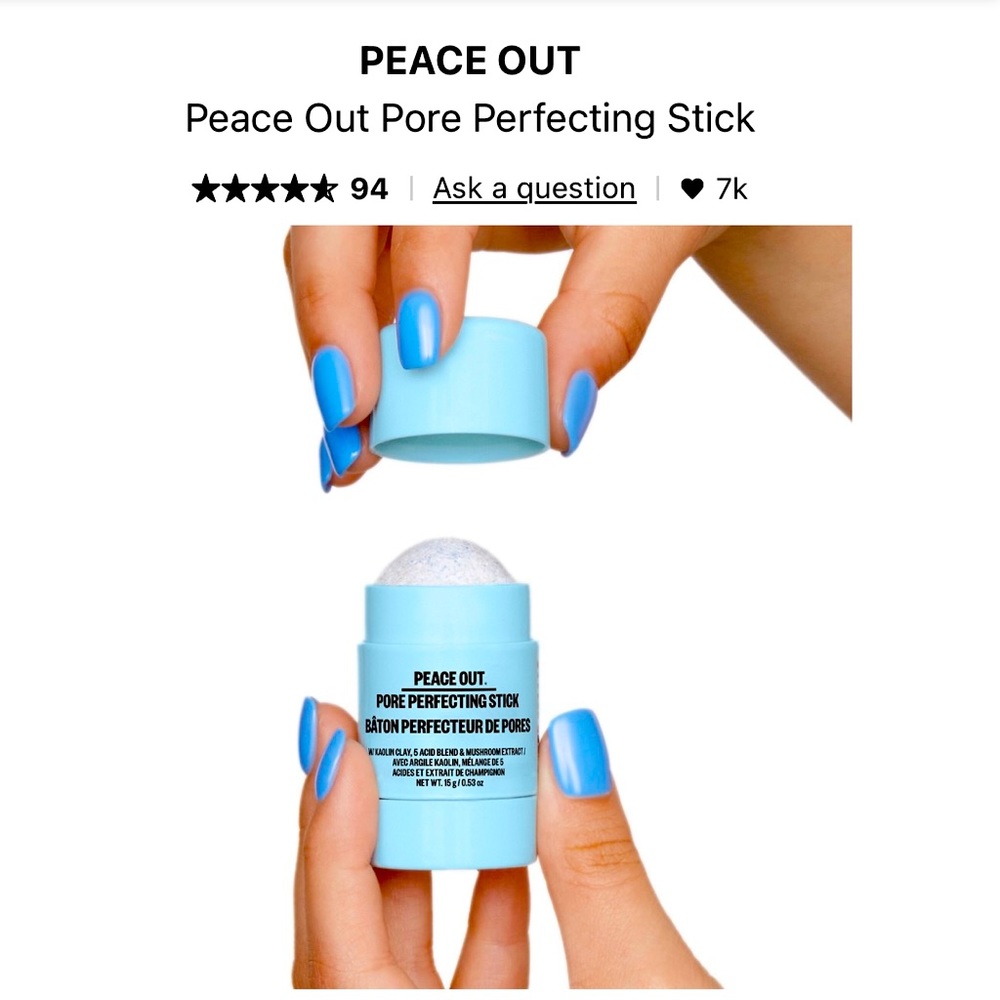 Peace Out Pore Perfecting Stick